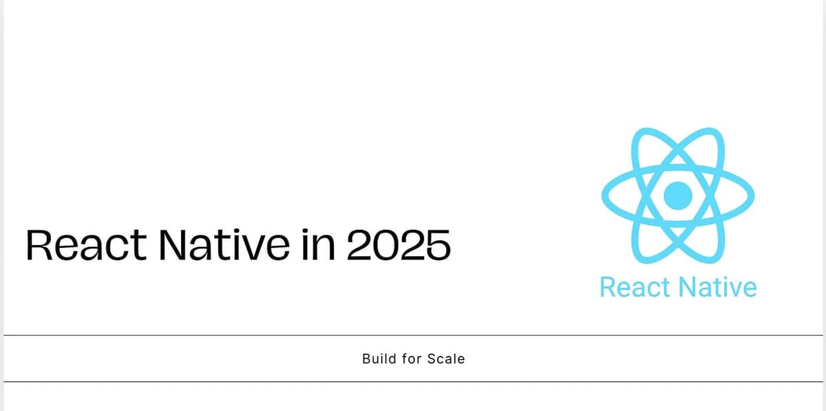 Why You should use React Native in 2025